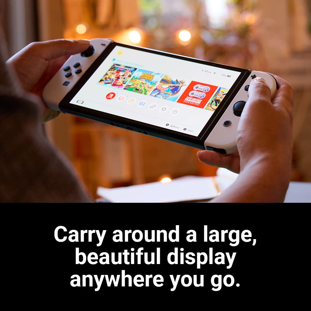 NINTENDO Switch (OLED) console de jeux portables 17,8 cm (7") 64 Go Écran tactile Wifi Bleu, Rouge