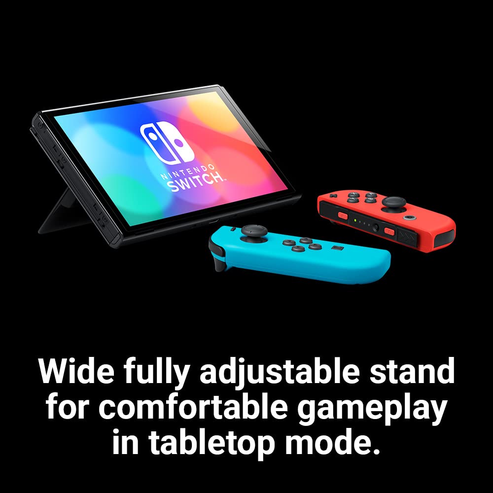 NINTENDO Switch (OLED) console de jeux portables 17,8 cm (7") 64 Go Écran tactile Wifi Bleu, Rouge