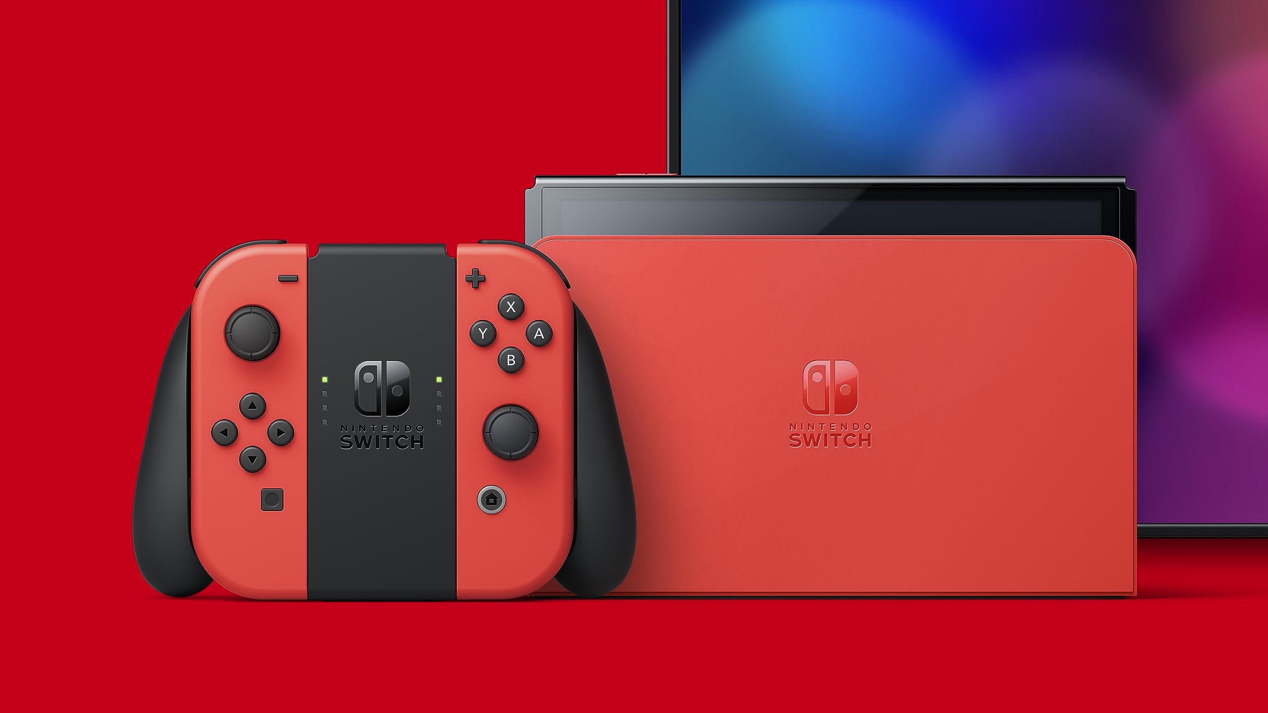 Nintendo Switch (OLED-Modell) - Mario-Edition (rot)