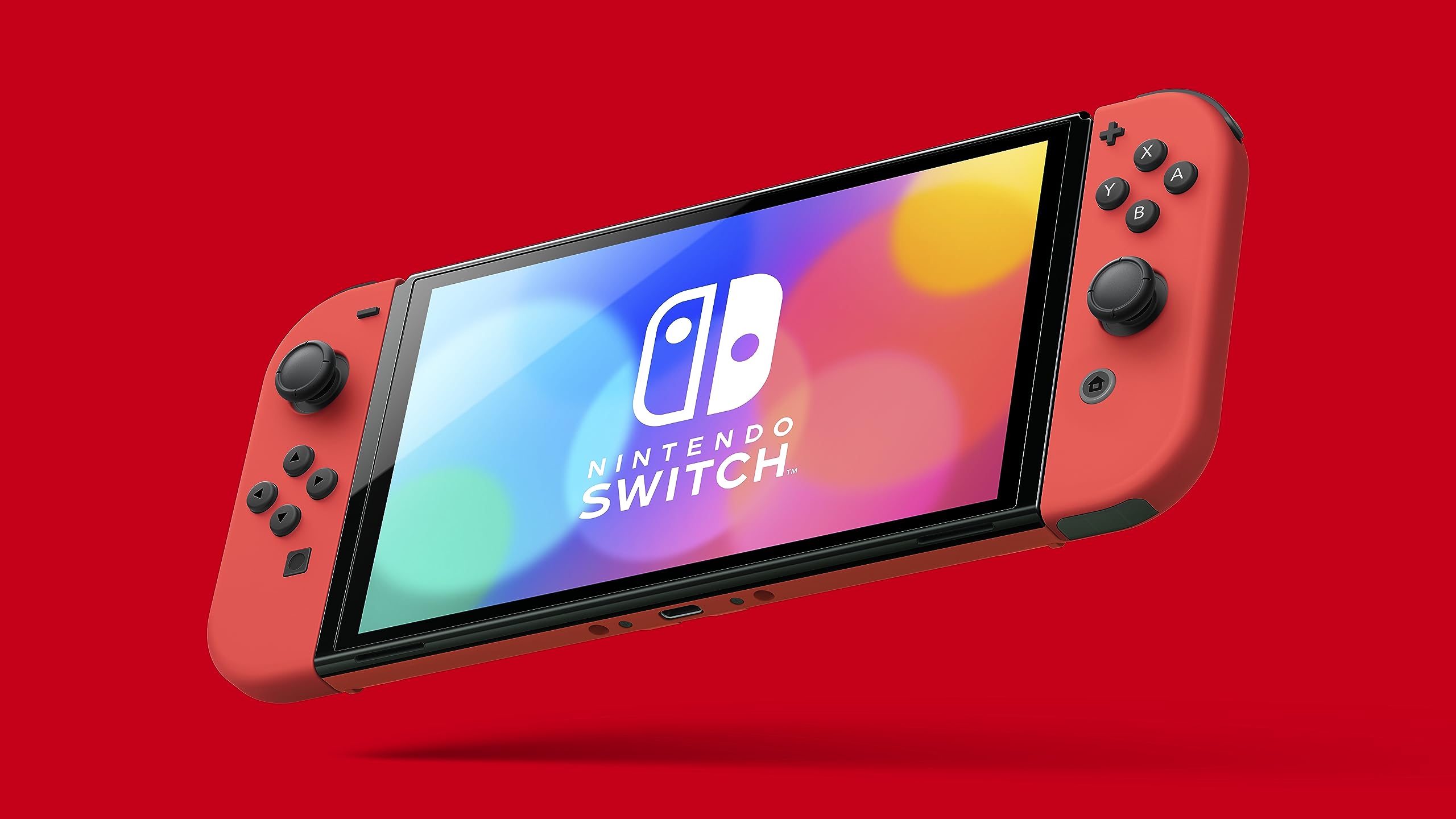 Nintendo Switch (OLED-Modell) - Mario-Edition (rot)