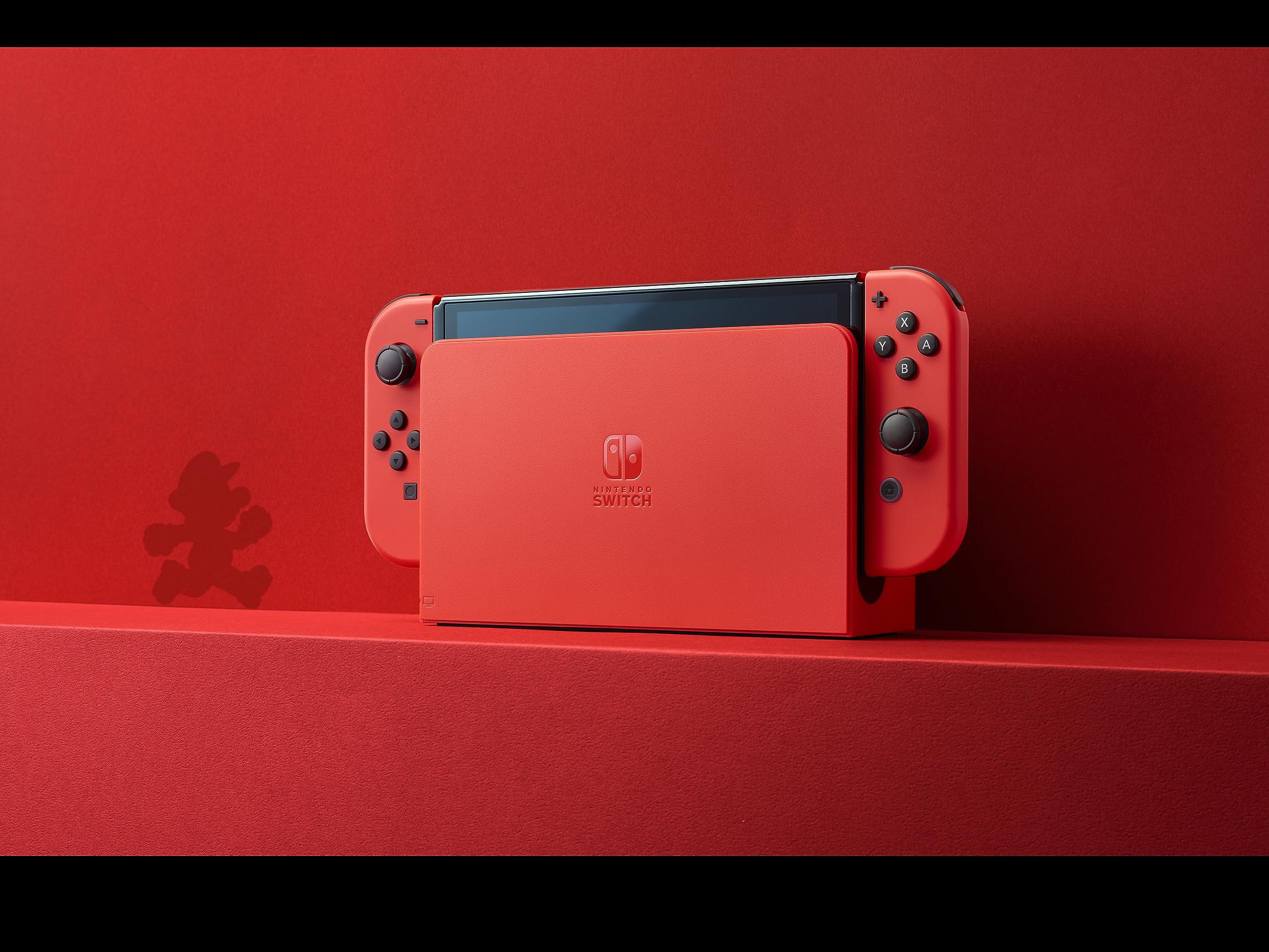 Nintendo Switch (OLED-Modell) - Mario-Edition (rot)